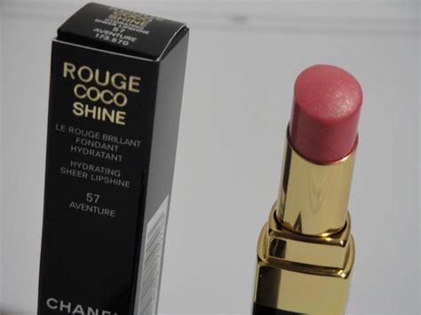 chanel rouge coco shine aventure review|chanel lip rouge coco shine.